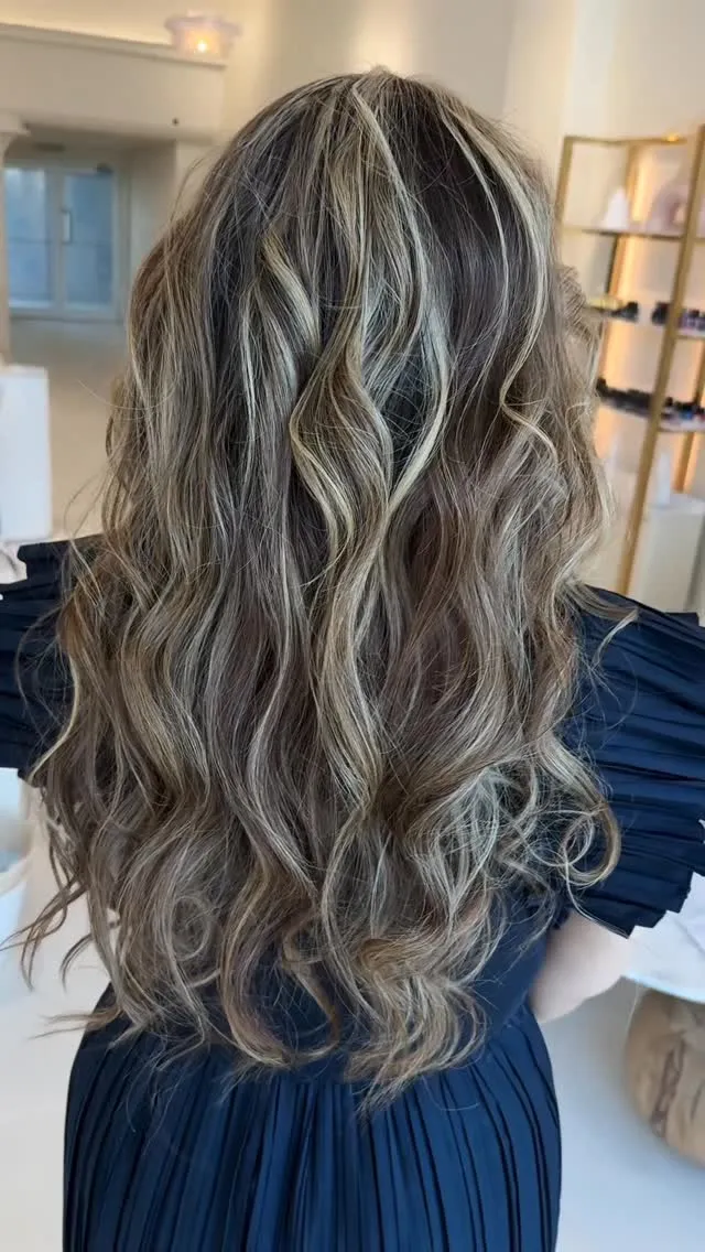 Hair color and waves at Level Up